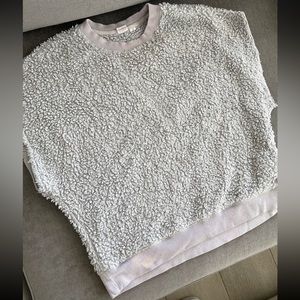 GAP fuzzy crop sweater vest